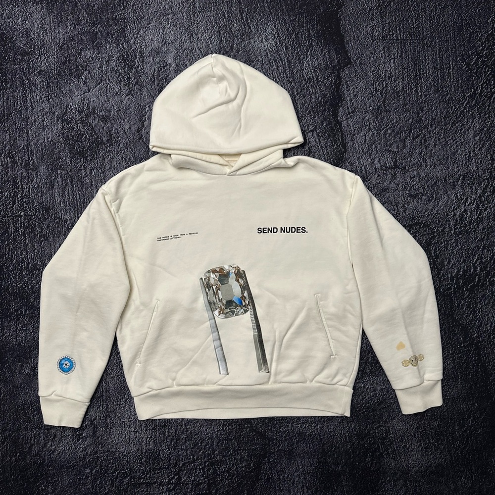 PANGAIA x Lorraine Schwartz "SEND NUDES" 365 Heavyweight Hoodie - Size XS